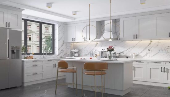 Elegant White Shaker