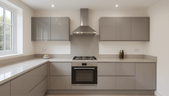 High Gloss Light Grey <br>(FHD005)